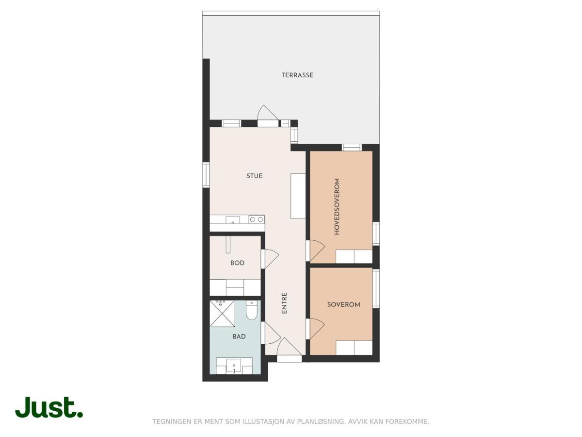 Skir 2 Bdr Corner View Apartement Tromsø Esterno foto